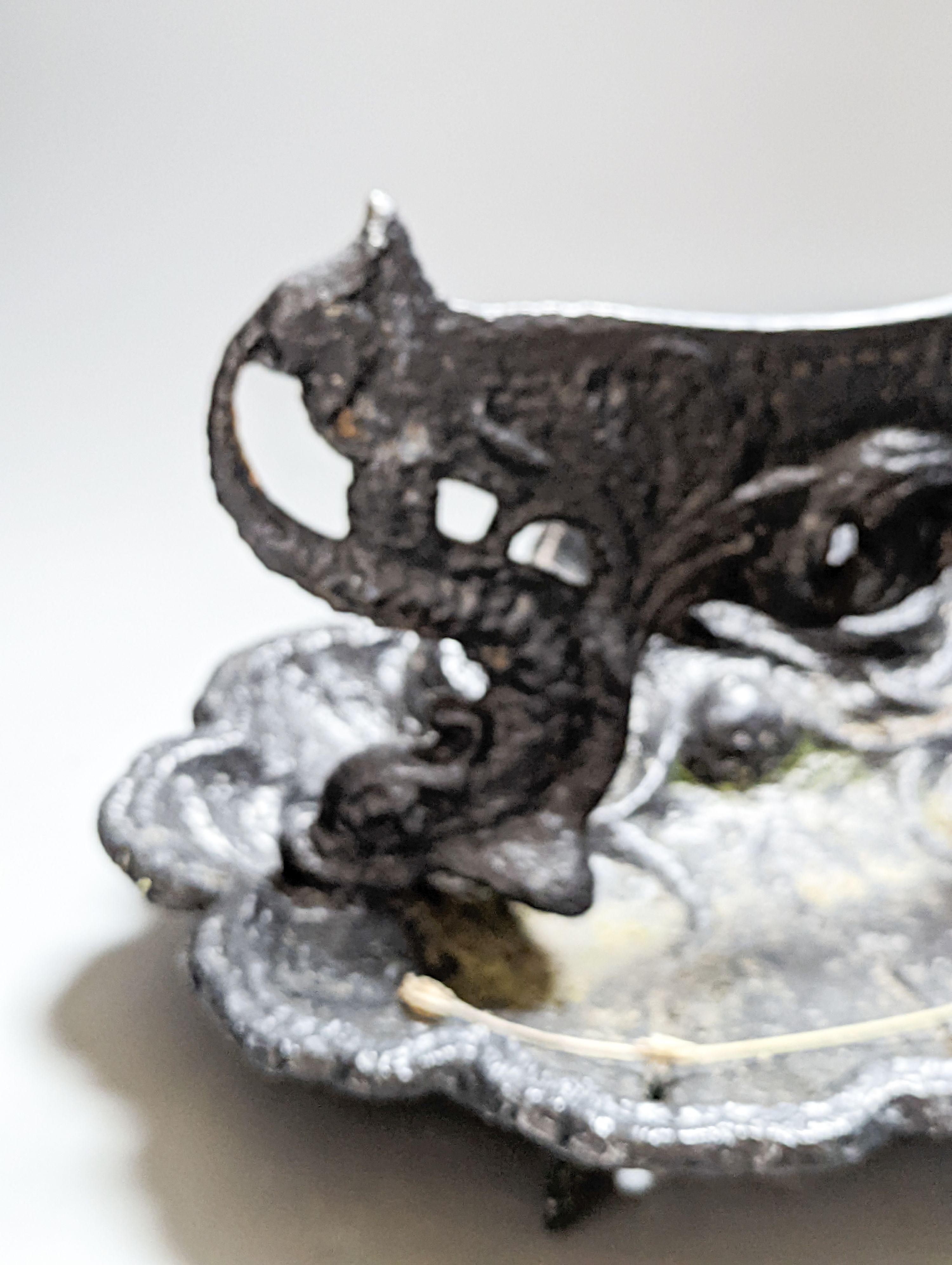 Victorian cast iron bootscraper 37cm